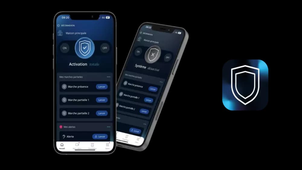 Application Daitem Secure sur smartphone — contrôle de votre alarme