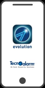 Application mobile Evolution TecnoAlarm — gestion de l'alarme à distance