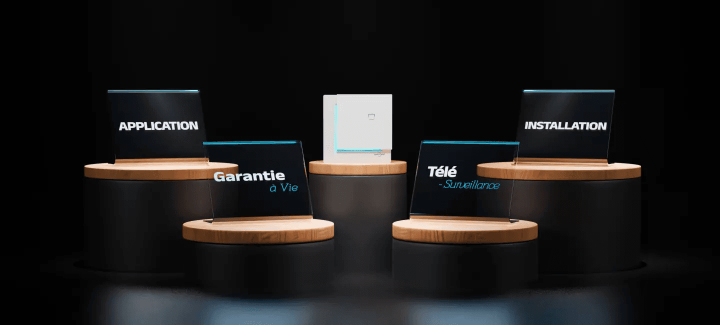 Offre abonnement Daitem — application, installation, garantie à vie et télésurveillance